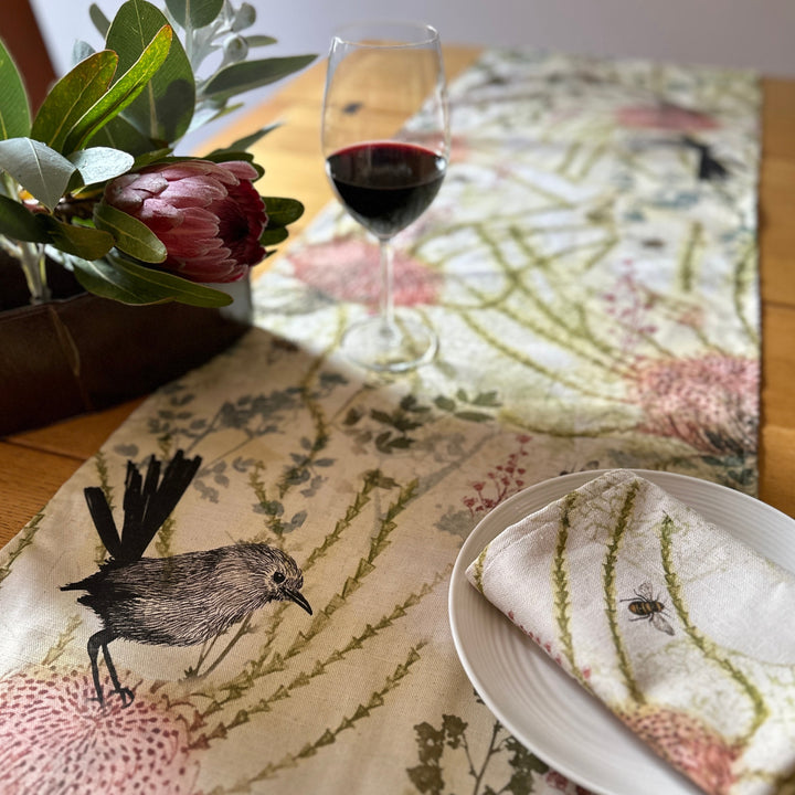 ECO TABLE RUNNER The Splendours of My Garden (42cm x 160cm)