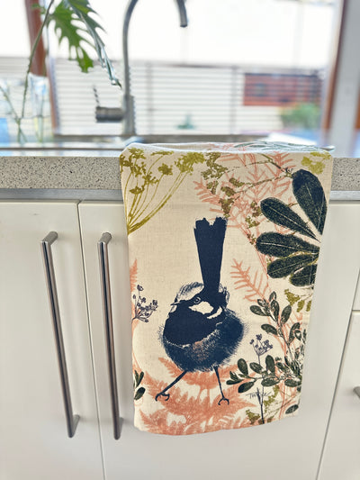 ECO Tea Towel Splendid Fairy-Wren Design