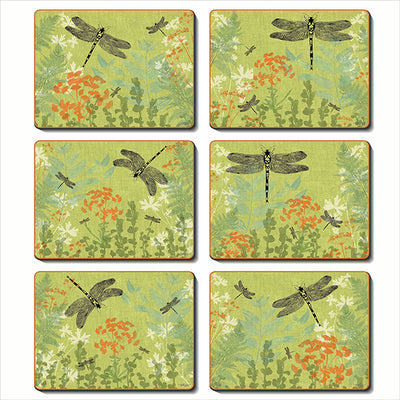Dragonfly Delight Cork Backed Placemats and Coasters