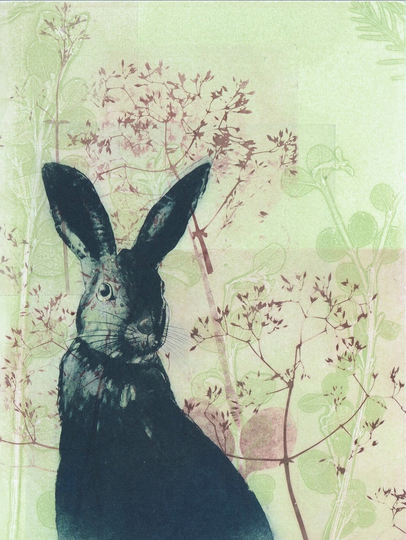 Greeting Card Cheeky Rabbit.