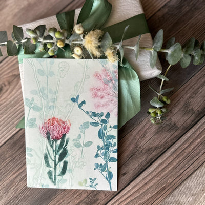 Greeting Card Pink Protea.