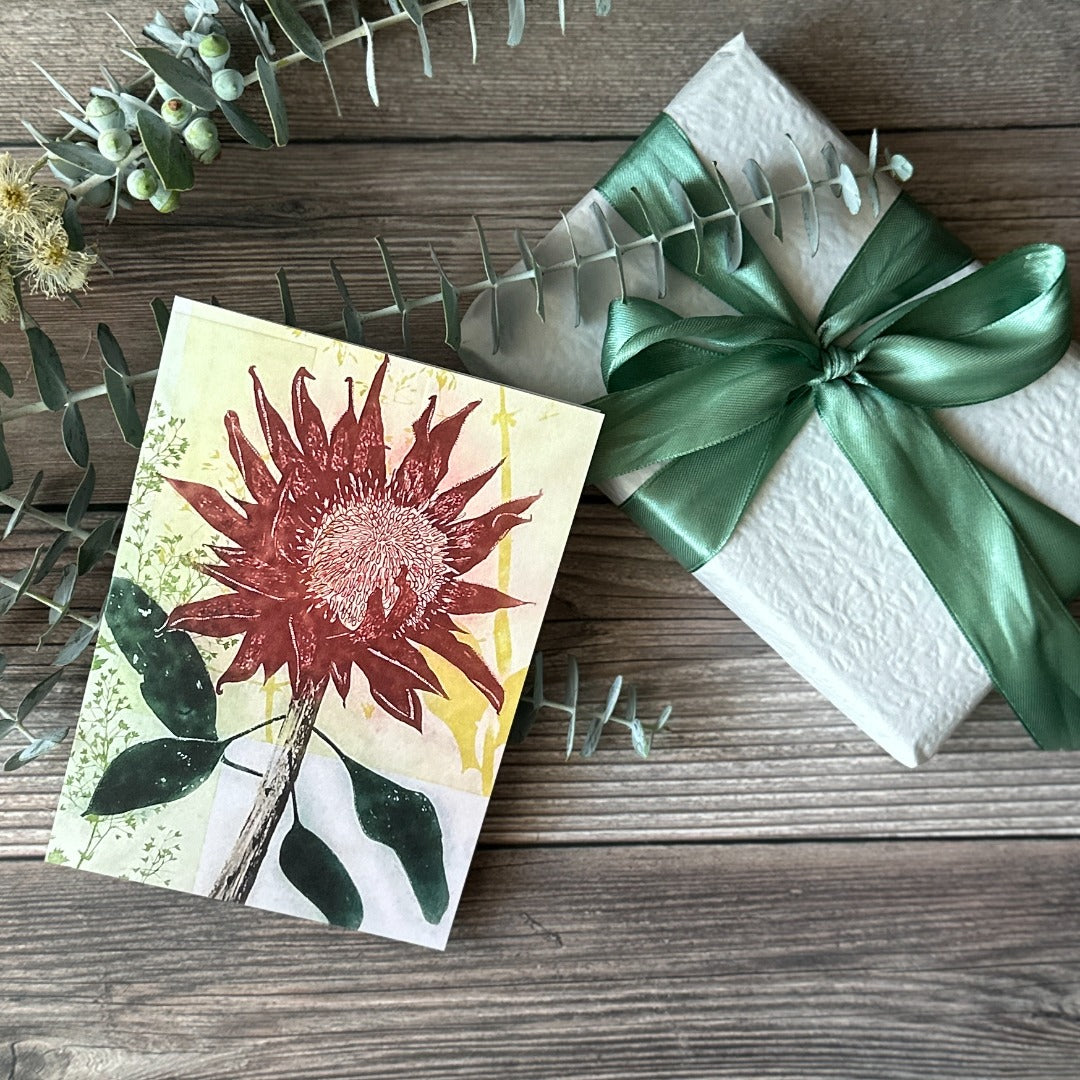 Greeting Card Protea.