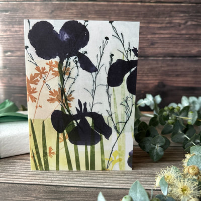 Greeting Card Purple Iris