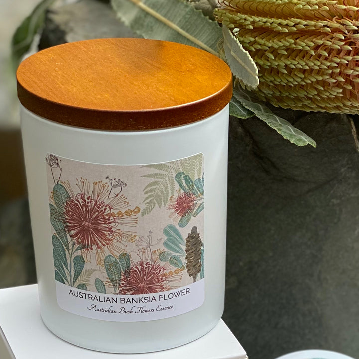 Australian Banksia Flower Design Candles.