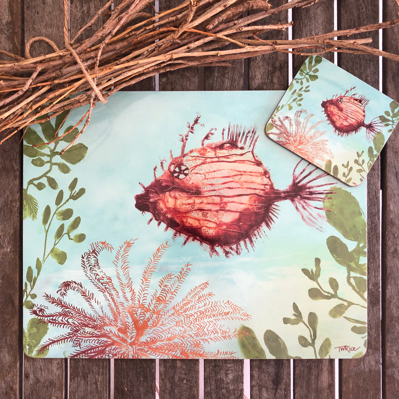 Oceanus-cork-backed-placemats-and-coasters-by-australian-artist-trudy-rice