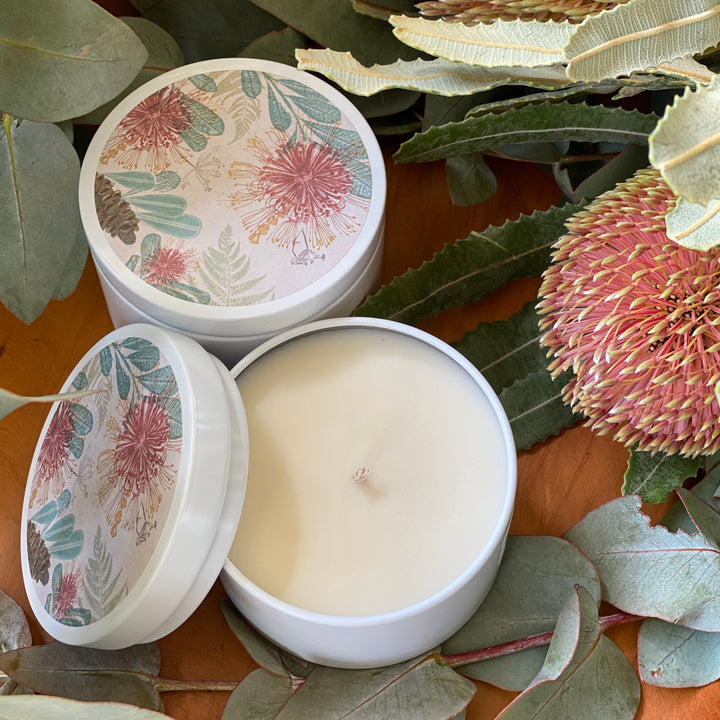 Australian Banksia Flower Design Candles.